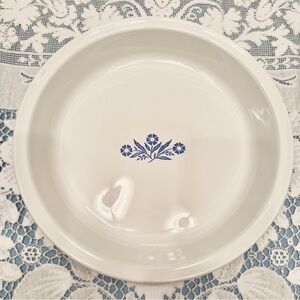 Corning Ware Blue Cornflower Pie Serving Plate P-309